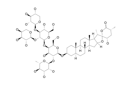 SOLANIGROSIDE_D;(22-R,25-R)-3-BETA,23-ALPHA-DIHYDROXY-5-ALPHA-SPIROSTAN-BETA-D-GLUCOPYR