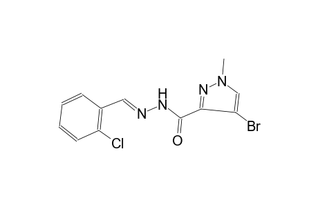 4-bromo-N'-[(E)-(2-chlorophenyl)methylidene]-1-methyl-1H-pyrazole-3-carbohydrazide