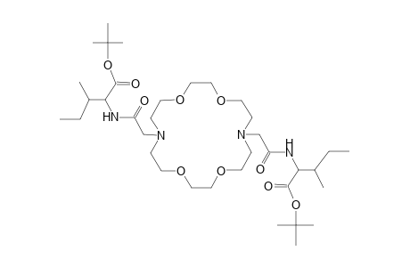 tert-butyl 2-({[16-(2-{[1-(tert-butoxycarbonyl)-2-methylbutyl]amino}-2-oxoethyl)-1,4,10,13-tetraoxa-7,16-diazacyclooctadecan-7-yl]acetyl}amino)-3-methylpentanoate