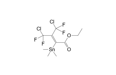 ETHYL 3,3-BIS(CHLORODIFLUOROMETHYL)-2-TRIMETHYLSTANNYLACRYLATE