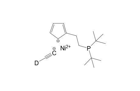 {[2-(Di-tert-butylphosphanyl)ethyl]cyclopentadienyl}(2-deuterioethynyl)nickel(II)