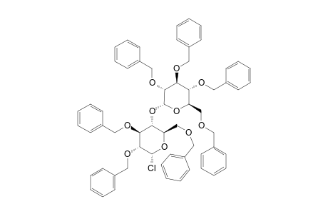 2,3,6-TRI-O-BENZYL-4-O-(2,3,4,6-TETRA-O-BENZYL-ALPHA-D-GLUCOPYRANOSYL)-ALPHA-D-GLUCOPYRANOSYL-CHLORIDE