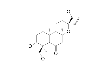 ENT-3-BETA,16,18-TRIHYDROXY-6-OXO-13-EPI-MANOYL-OXIDE