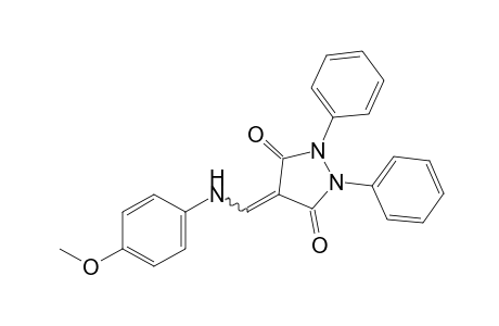 1,2-diphenyl-4-[(p-methoxyanilino)methylene]-3,5-pyrazolindinedione