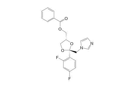 TRANS-{2-(2,4-DIFLUOROPHENYL)-2-[1H-IMIDAZOL-1-YL]-METHYL-(1,3-DIOXOLAN-4-YL)}-METHYL-BENZOATE