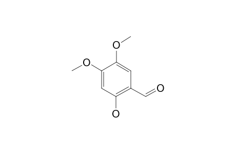 2-Hydroxy-4,5-dimethoxybenzaldehyde