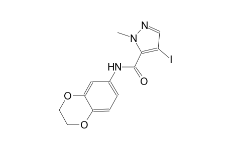 N-(2,3-dihydro-1,4-benzodioxin-6-yl)-4-iodo-1-methyl-1H-pyrazole-5-carboxamide