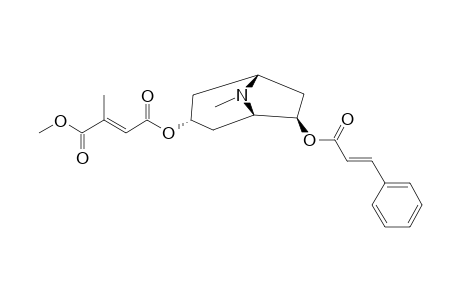 (-)-6-BETA-CINNAMOYLOXYTROPAN-3-ALPHA-METHYLMESACONATE