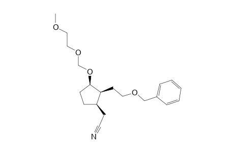 (1-BETA,2-BETA,3-BETA)-(+/-)-3-[(2-METHOXYETHOXY)-METHOXY]-2-[2-(PHENYLMETHOXY)-ETHYL]-CYCLOPENTANEACETONITRILE