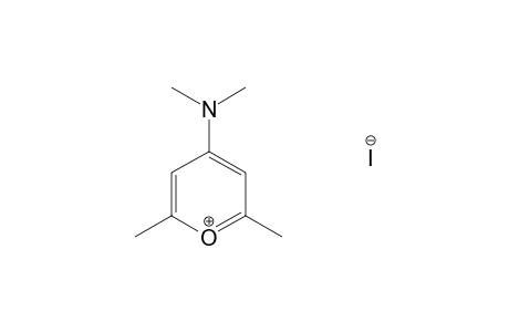 2,6-DIMETHYL-4-(DIMETHYLAMINO)PYRYLIUM IODIDE