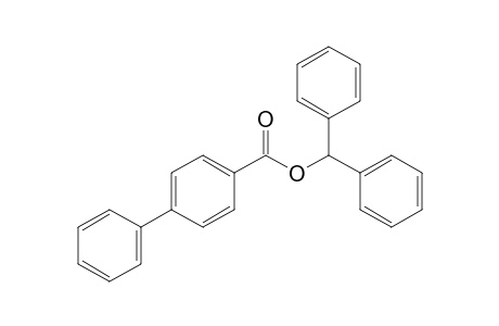 4-biphenylcarboxylic acid, diphenylmethyl ester