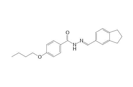 p-butoxybenzoic acid, [(5-indanyl)methylene]hydrazide