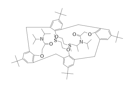 5,11,17,23-TETRAKIS-(1,1-DIMETHYLETHYL)-25,27-BIS-[(2-METHYLSULFANYL)-ETHOXY]-26,28-BIS-[(2-DIISOPROPYLAMINO)-2-OXOETHOXY]-CALIX-[4]-ARENE