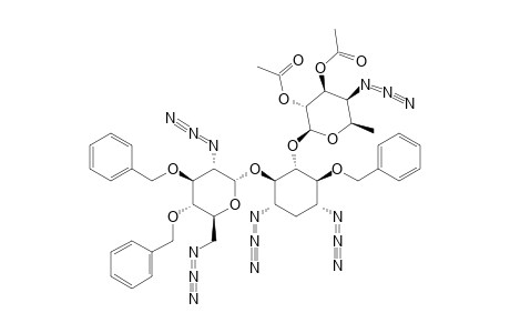 5-O-(4''-AZIDO-2'',3''-DI-O-ACETYL-4'',6''-DIDEOXY-BETA-D-GALACTOPYRANOSYL)-1,3,2',6'-TETRAAZIDO-6,3',4'-TRI-O-BENZYL-NEAMINE