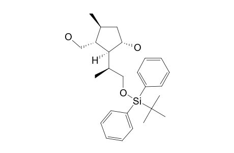 2-[2-(TERT.-BUTYLDIPHENYLSILANYLOXY)-1-METHYL-ETHYL]-3-HYDROXYMETHYL-4-METHYL-CYCLOPENTANOL