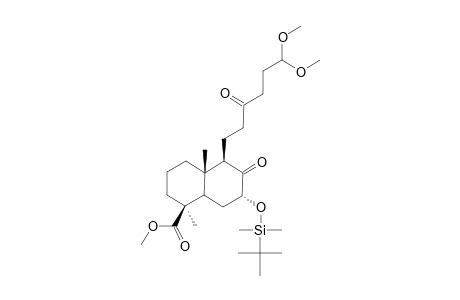 #16;(1'R,3'R,4A'S,5'S,8A'S)-6-[3'-ALPHA-(TERT.-BUTYLDIMETHYLSILYL)-OXY-3',4',4A',5',6',7',8',8A'-OCTAHYDRO-5'-BETA-METHOXYCARBONYL-5'-ALPHA,8A'-BETA-DIMETHYL-2