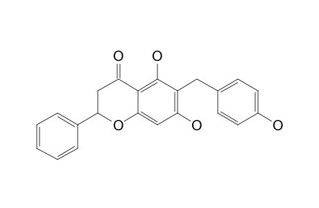 5,7-DIHYDROXY-6-PARA-HYDROXYBENZYL-FLAVANONE