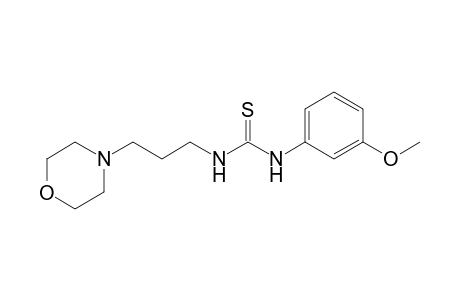 1-(m-methoxyphenyl)-3-(3-morpholinopropyl)-2-thiourea