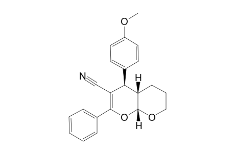 (4R*,4A-S*,8A-R*)-(+/-)-2-PHENYL-4-(4-METHOXYPHENYL)-1,4,4A,5,6,7,8,8A-OCTAHYDRO-1,8-DIOXA-NAPHTHO-3-CARBO