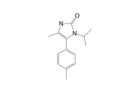 1-ISOPROPYL-4-METHYL-5-(4-METHYLPHENYL)-4-IMIDAZOLIDIN-2-ONE