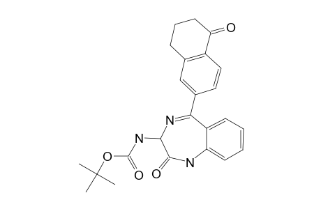 (5-(4-ALPHA-TETROLYL)-2-OXO-2,3,4,5-TETRAHYDRO-1H-BENZO-[E]-[1,4]-DIAZEPIN-3-YL)-CARBAMIC-ACID-TERT.-BUTYLESTER