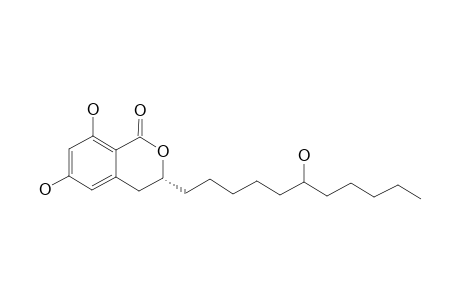 (3R)-6,8-DIHYDROXY-3-(6-HYDROXYUNDECYL)-3,4-DIHYDROISOCOUMARIN