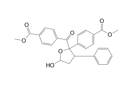 5-Hydroxy-2-[p-(methoxycarbonyl)phenyl]-2-[4'-(methoxycarbonyl)phenylcarbonyl]-3-phenyl-tetrahydrofuran