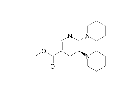 Methyl trans-1-methyl-2,3-dipiperidino-1,2,3,4-tetrahydropyridine-5-carboxylate