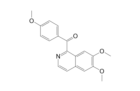 (6,7-DIMETHOXY-ISOQUINOLINYL)-(4'-METHOXYPHENYL)-METHANONE