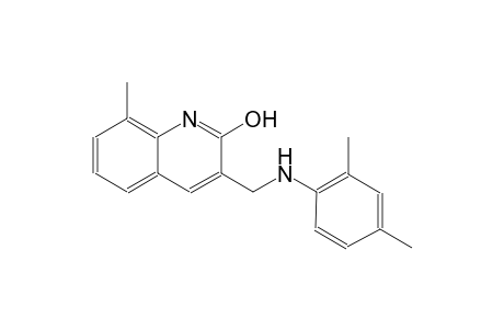 3-[(2,4-dimethylanilino)methyl]-8-methyl-2-quinolinol