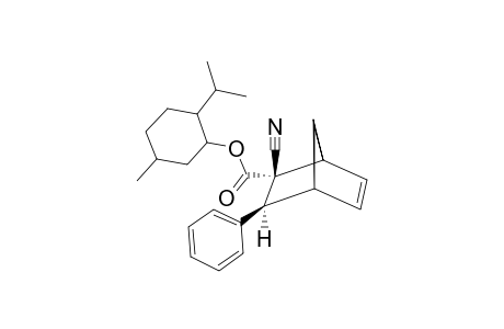 (-)-(1'R,2'S,5'R)-MENTHYL-(1R,2S,3R,4S)-2-EXO-CYANO-3-EXO-PHENYLBICYCLO-[2.2.1]-HEPT-5-ENE-2-ENDO-CARBOXYLATE