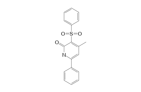 4-METHYL-6-PHENYL-3-PHENYLSULFONYL-2(1H)-PYRIDONE