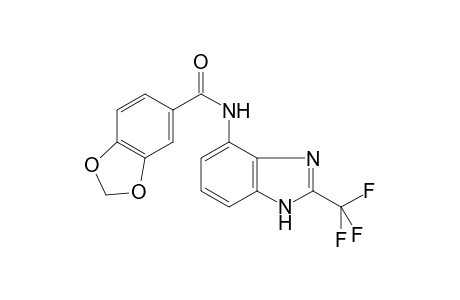 Benzo[1,3]dioxole-5-carboxylic acid, (2-trifluoromethyl-1H-benzoimidazol-4-yl)amide