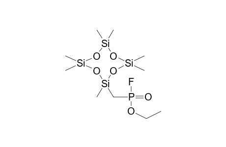 O-ETHYLHEPTAMETHYLCYCLOTETRASILOXANOMETHYLPHOSPHONIC ACID,FLUOROANHYDRIDE