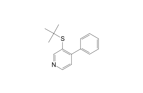 Pyridine, 3-(tert-butylthio)-4-phenyl-