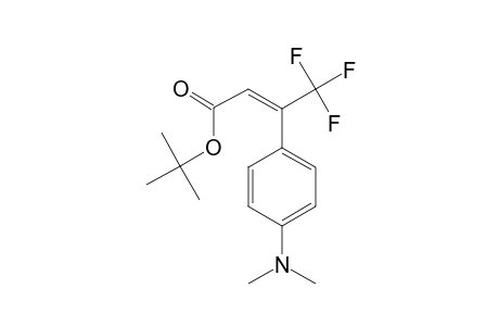 TERT.-BUTYL-(E)-4,4,4-TRIFLUORO-3-(4-DIMETHYLAMINOPHENYL)-BUT-2-ENOATE