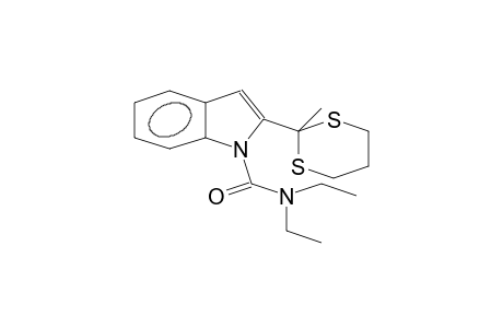 2-(2-Methyl-1,3-dithian-2-yl)-1-(diethylcarbamoyl)indole