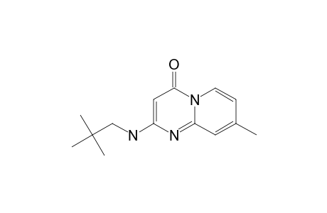 2-((2,2-DIMETHYLPROPYL)-AMINO)-8-METHYLPYRIDO-[1,2-A]-PYRIMIDIN-4-ONE