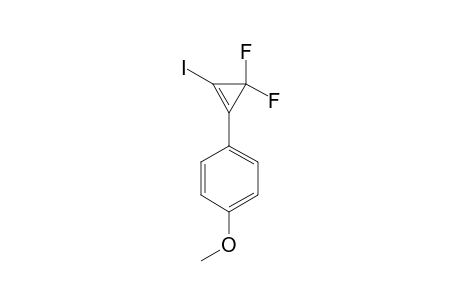 3,3-Difluoro-1-iodo-2-(4-methoxyphenyl)cyclopropene