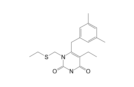 6-(3,5-DIMETHYLPHENYL)-5-ETHYL-1-[(ETHYLTHIO)-METHYL]-URACIL