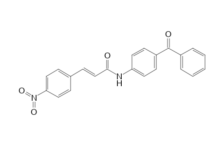 (E)-3-(4-nitrophenyl)-N-[4-(phenylcarbonyl)phenyl]prop-2-enamide