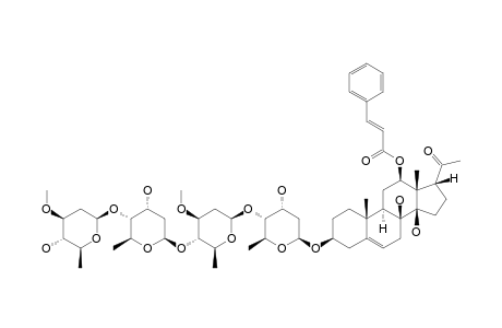 IKEMAGENIN-3-O-BETA-D-OLEANDROPYRANOSYL-(1->4)-BETA-D-DIGITOXOPYRANOSYL-(1->4)-BETA-D-OLEANDROPYRANOSYL-(1->4)-BETA-D-DIGITOXOPYRANOSIDE