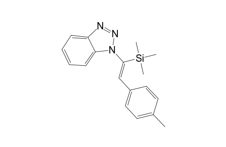 1-[2-(4-METHYLPHENYL)-1-(TRIMETHYLSILYL)-ETHEN-1-YL]-BENZOTRIAZOLE,ISOMER-#1