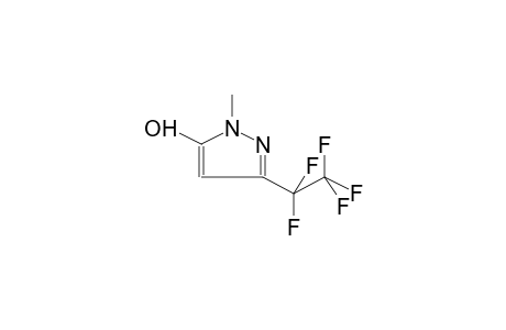 1-METHYL-3-PENTAFLUOROETHYL-5-HYDROXYPYRAZOLE