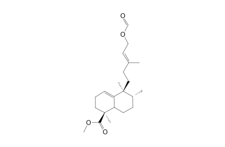 METHYL-15-FORMYLOXY-1(10)-13E-ENT-HALIMADIEN-18-OATE