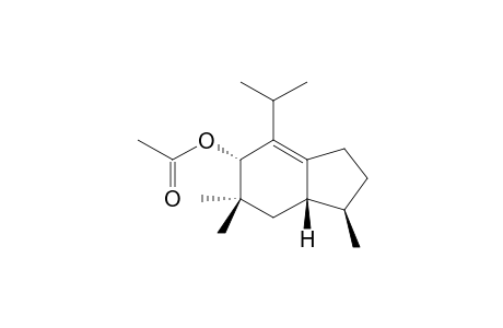 (1R*,4R*,5Z,9S*)-4-ACETYLOXY-5-ISOPROPYL-3,3,9-TRIMETHYLBICYCLO-[4.3.0]-NONA-5-ENE