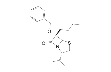 (3S,5R,6S)-6-(BENZYLOXY)-6-(N-BUTYL)-3-ISOPROPYLPENAM