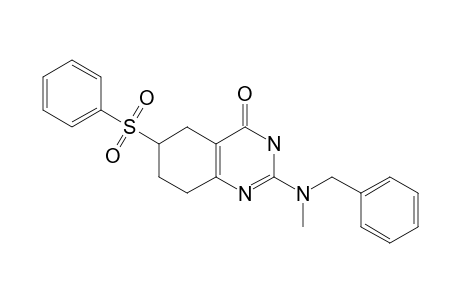 2-[BENZYL-(METHYL)-AMINO]-6-(PHENYLSULFONYL)-5,6,7,8-TETRAHYDRO-3H-QUINAZOLIN-4-ONE