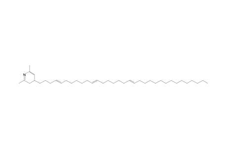 2,6-dimethyl-4-[(4E,11E,18E)-tritriaconta-4,11,18-trienyl]-3,4-dihydropyridine