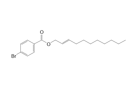 4-Bromobenzoic acid, undec-2-enyl ester